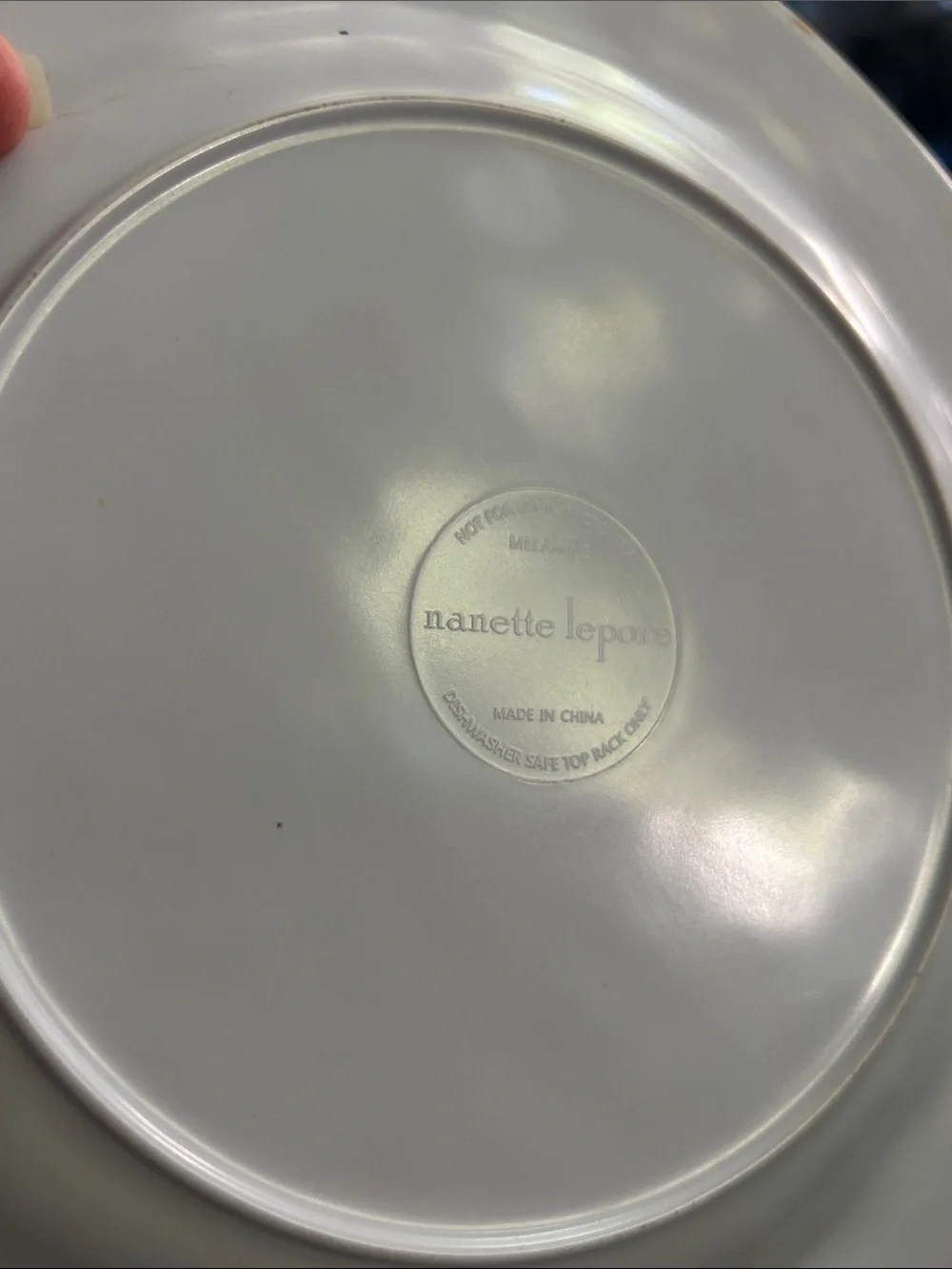 Nanette Lepore Blue & Teal Sea Turtle Melamine Salad Plates (Set of 4)